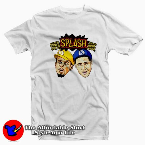 Steph Curry Klay Thompson Super Splash Bros T-shirt On Sale