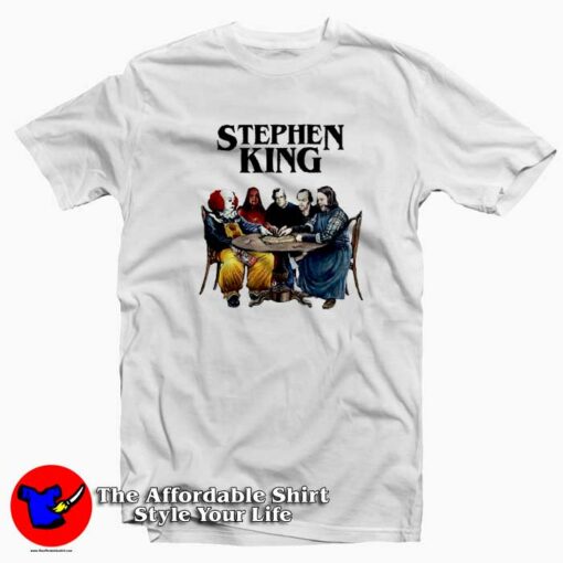 Stephen King Pennywise It Halloween T Shirt Cheap