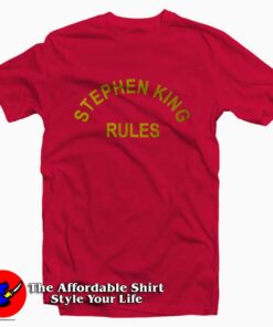 Stephen King Rules Monster Squad T-shirt On Sale Stephen King Rules Monster Squad T-shirt On Sale
