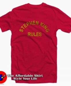 Stephen King Rules Monster Squad T-shirt On Sale Stephen King Rules Monster Squad T-shirt On Sale
