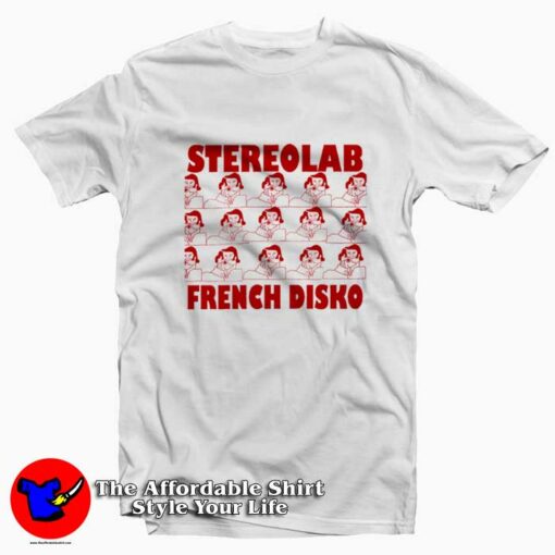 Stereolab Electronic Indie Pop Music Graphic T-Shirt On Sale