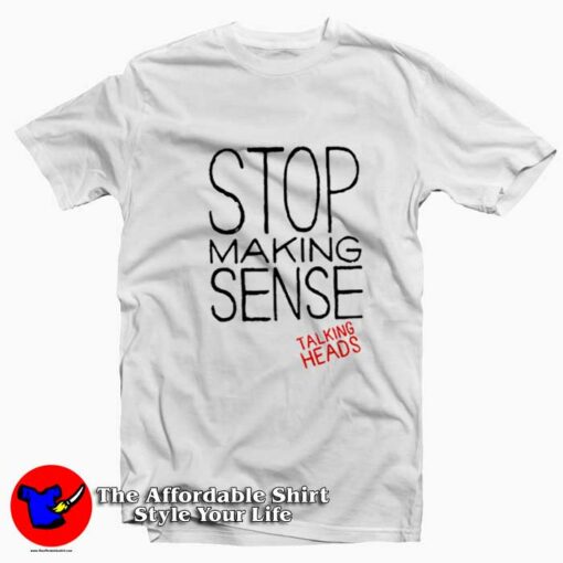 Stop Making Sense Talking Heads Graphic Unisex T-Shirt On Sale