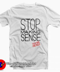 Stop Making Sense Talking Heads Graphic Unisex T-Shirt On Sale Stop Making Sense Talking Heads Graphic Unisex T-Shirt On Sale