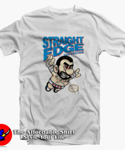 Straight Edge Superstar CM Punk Super Mario T-shirt On Sale Straight Edge Superstar CM Punk Super Mario T-shirt On Sale