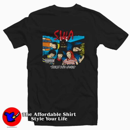 Straight Outta Hawkins Stranger Mystery T-shirt On Sale