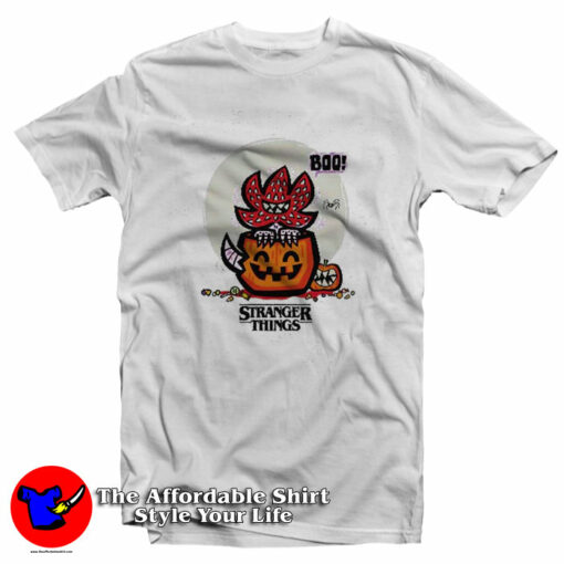 Stranger Things Demodog Jack O Lantern T-Shirt On Sale