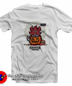 Stranger Things Demodog Jack O Lantern T-Shirt On Sale Stranger Things Demodog Jack O Lantern T-Shirt On Sale