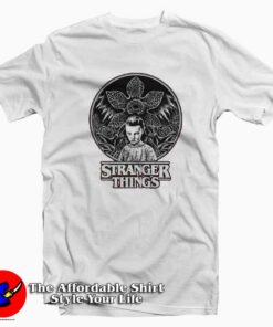 Stranger Things Eleven Glowering Flower T-Shirt Cheap Stranger Things Eleven Glowering Flower T-Shirt Cheap
