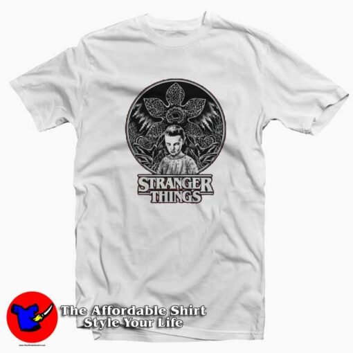 Stranger Things Eleven Glowering Flower T-Shirt Cheap