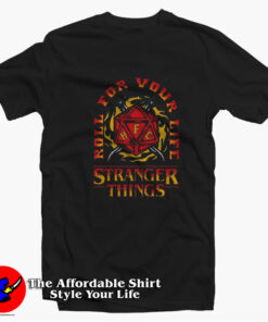 Stranger Things Fire And Dice Unisex T-Shirt On Sale Stranger Things Fire And Dice Unisex T-Shirt On Sale