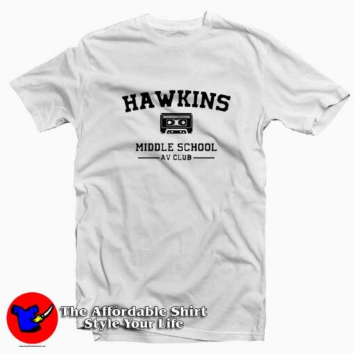 Stranger Things Hawking Middle School T-Shirt Cheap