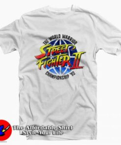 Street Fighter 2 World Warrior Championship T-Shirt On Sale Street Fighter 2 World Warrior Championship T-Shirt On Sale