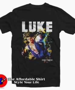Street Fighter 6 Luke Sullivan Capcom Graphic T-Shirt On Sale Street Fighter 6 Luke Sullivan Capcom Graphic T-Shirt On Sale