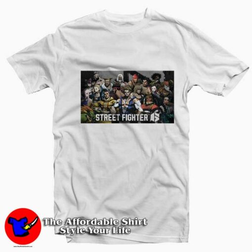 Street Fighter 6 Video Game Graphic Unisex T-Shirt On Sale