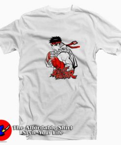Street Fighter Ryu Fighting Combat Stance T-shirt On Sale Street Fighter Ryu Fighting Combat Stance T-shirt On Sale