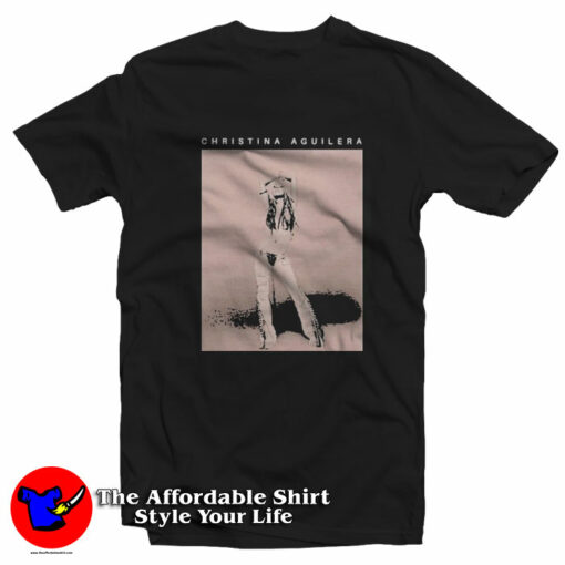 Stripped Christina Aguilera Unisex T-Shirt On Sale