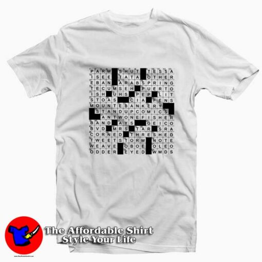 Stuffed Crossword Clue Graphic Unisex T-Shirt On Sale