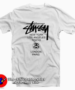 Stussy World Tour Tee Shirt Stussy World Tour Tee Shirt