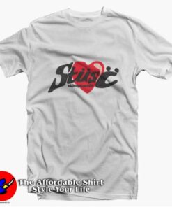 Stussy x CPFM Heart Collaboration Unisex T-Shirt On Sale Stussy x CPFM Heart Collaboration Unisex T-Shirt On Sale