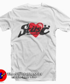 Stussy x CPFM Heart Graphic Unisex T-shirt On Sale Stussy x CPFM Heart Graphic Unisex T-shirt On Sale
