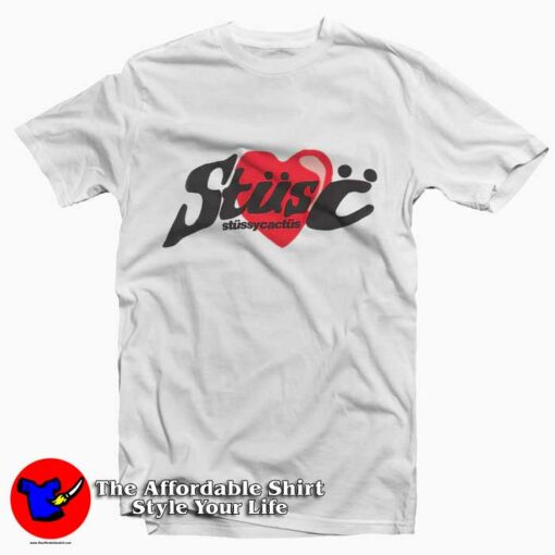 Stussy x CPFM Heart Graphic Unisex T-shirt On Sale