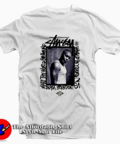 Stussy x Lil Nas White Face Unisex T-shirt On Sale Stussy x Lil Nas White Face Unisex T-shirt On Sale