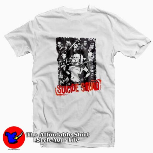 Suicide Squad Group Graphic Unisex T-shirt On Sale