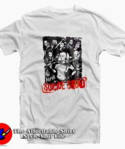 Suicide Squad Group Graphic Unisex T-shirt On Sale Suicide Squad Group Graphic Unisex T-shirt On Sale