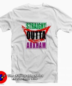 Suicide Squad Joker Straight Outta Arkham T-shirt On Sale Suicide Squad Joker Straight Outta Arkham T-shirt On Sale