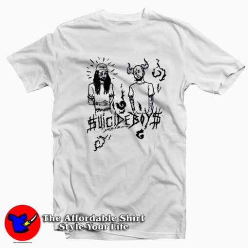 SuicideBoys Ruby Da Cherry & Scrim T-Shirt On Sale