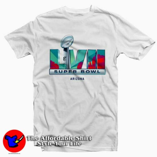 Super Bowl LVII Arizona Logo Graphic T-Shirt On Sale