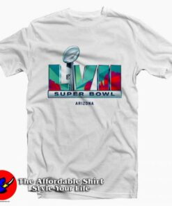 Super Bowl LVII Arizona Logo Graphic T-Shirt On Sale Super Bowl LVII Arizona Logo Graphic T-Shirt On Sale