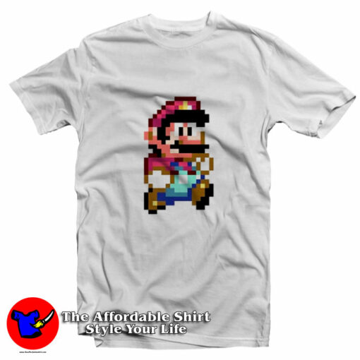 Super Mario 8-Bit Mario Pinkman Unisex T-Shirt On Sale