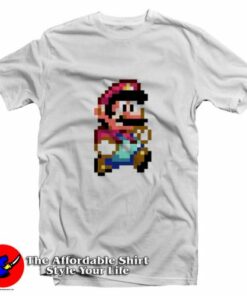 Super Mario 8-Bit Mario Pinkman Unisex T-Shirt On Sale Super Mario 8-Bit Mario Pinkman Unisex T-Shirt On Sale