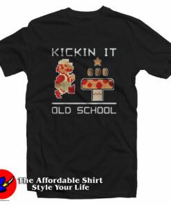 Super Mario Kickin It Old School 8-Bit Unisex T-Shirt On Sale Super Mario Kickin It Old School 8-Bit Unisex T-Shirt On Sale