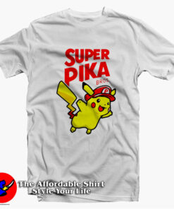 Super Mario Parody Super Pika Bros Unisex T-shirt On Sale Super Mario Parody Super Pika Bros Unisex T-shirt On Sale