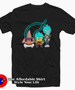 Super Saiyan SpongeBob Patrick Funny T-shirt On Sale Super Saiyan SpongeBob Patrick Funny T-shirt On Sale