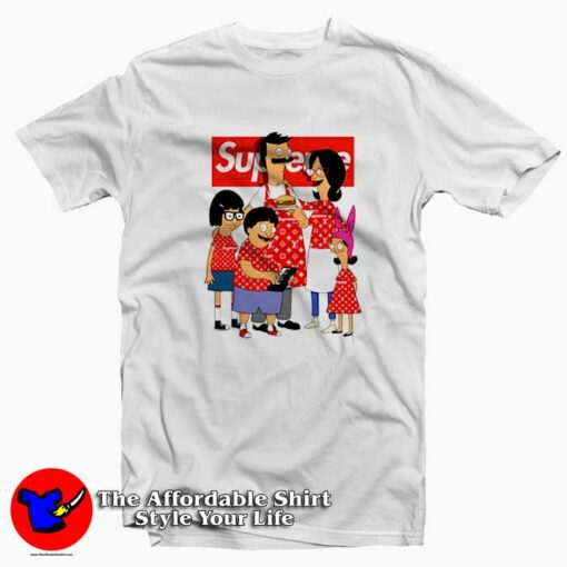 Supreme Box Parody Family Bob’s Burgers T-shirt On Sale