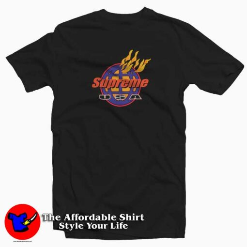 Supreme Fire USA Unisex T Shirt Cheap