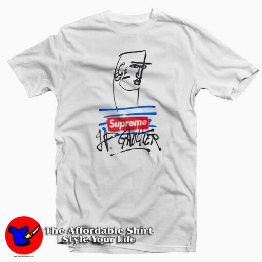 Supreme Jean Paul Gaultier T-Shirt Cheap Supreme Collection