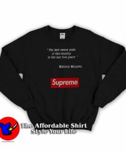 Supreme Malcolm McLaren Duck Joint Sweatshirt On Sale Supreme Malcolm McLaren Duck Joint Sweatshirt On Sale