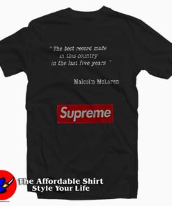 Supreme Malcolm McLaren Duck Joint T-shirt On Sale Supreme Malcolm McLaren Duck Joint T-shirt On Sale