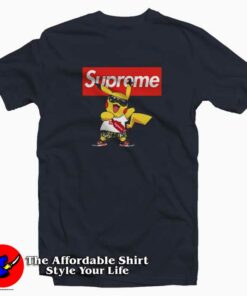 Supreme Pokemon Pikachu Singing T-Shirt Supreme Collection Supreme Pokemon Pikachu Singing T-Shirt Supreme Collection