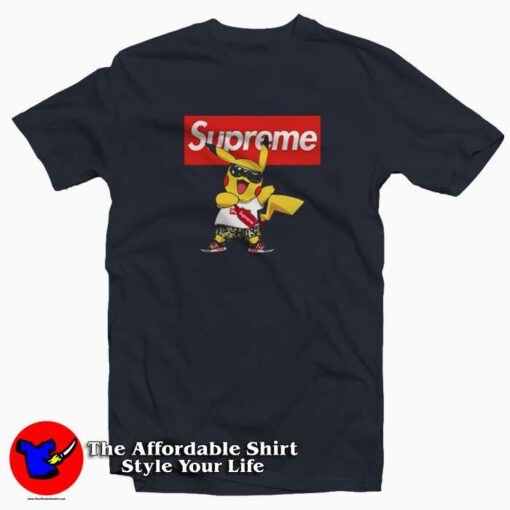 Supreme Pokemon Pikachu Singing T-Shirt Supreme Collection