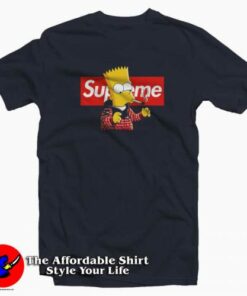 Supreme Smoking Bart The Simpsons T-Shirt Supreme shirt Collection Supreme Smoking Bart The Simpsons T-Shirt Supreme shirt Collection