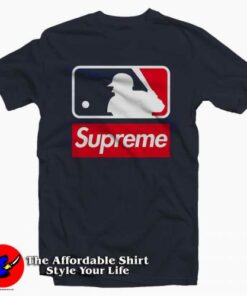 Supreme x MLB Dropping T-Shirt For Men Or Women Supreme x MLB Dropping T-Shirt For Men Or Women
