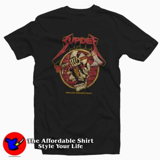 Suptallica Mega Tour Vintage Unisex T-shirt On Sale