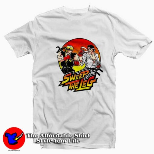 Sweep The Leg Cobra Kai Karate Kid Vintage T-shirt On Sale