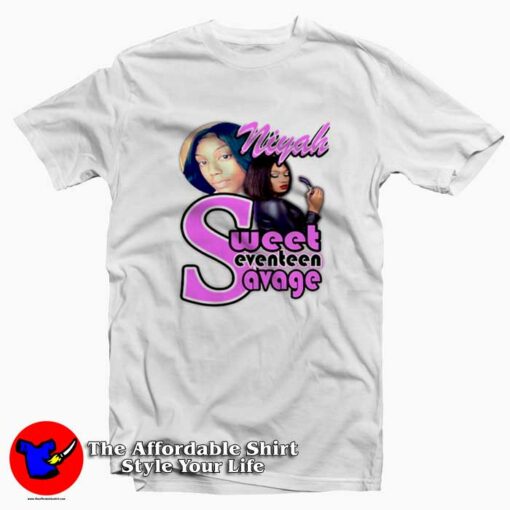 Sweet Seventeen Savage Megan Thee Stallion T-shirt On Sale