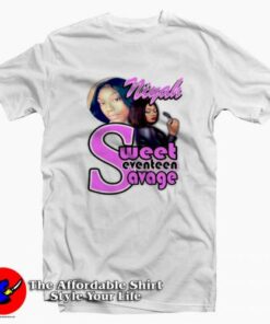 Sweet Seventeen Savage Megan Thee Stallion T-shirt On Sale Sweet Seventeen Savage Megan Thee Stallion T-shirt On Sale